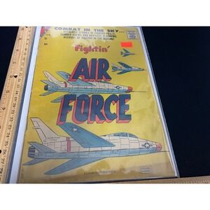 Fightin‎ Air Force Comic Book Combat in the Sky Charlton Publication #9
